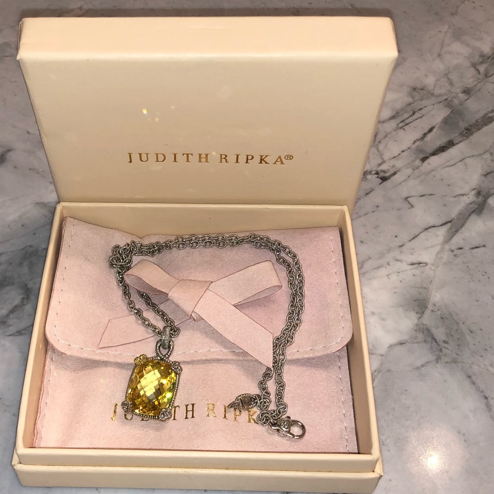 Judith Ripka Citrine Necklace